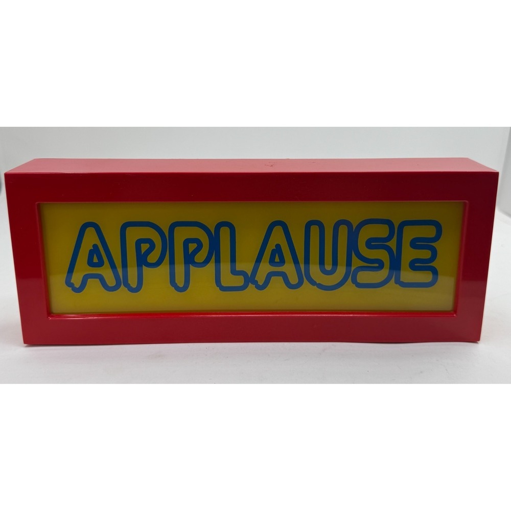 12" x 4"  Applause Light Up Sign Box Battery Operated Retro Decor Home